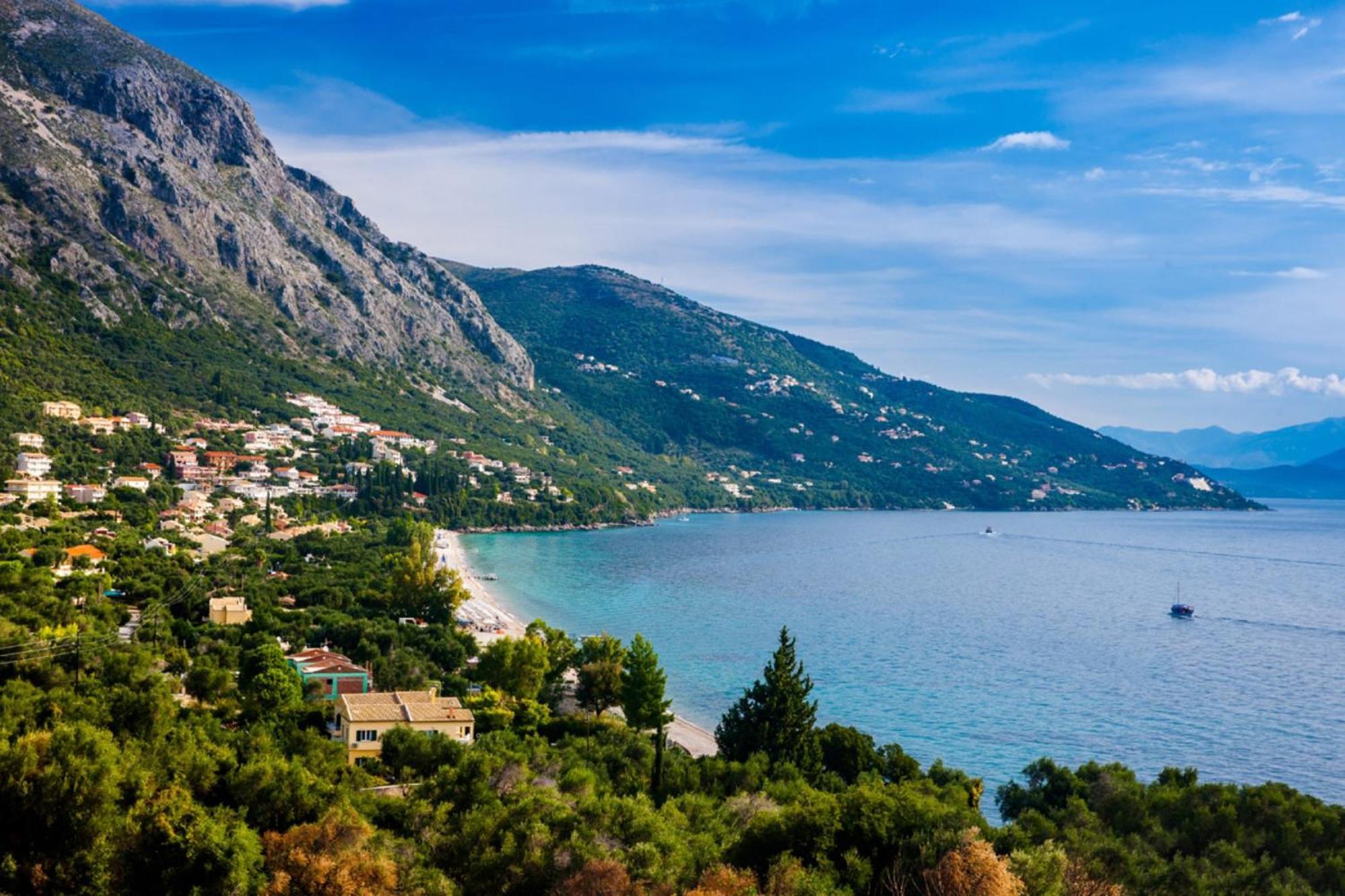Barbati Seafront Luxury Suites Kültér fotó